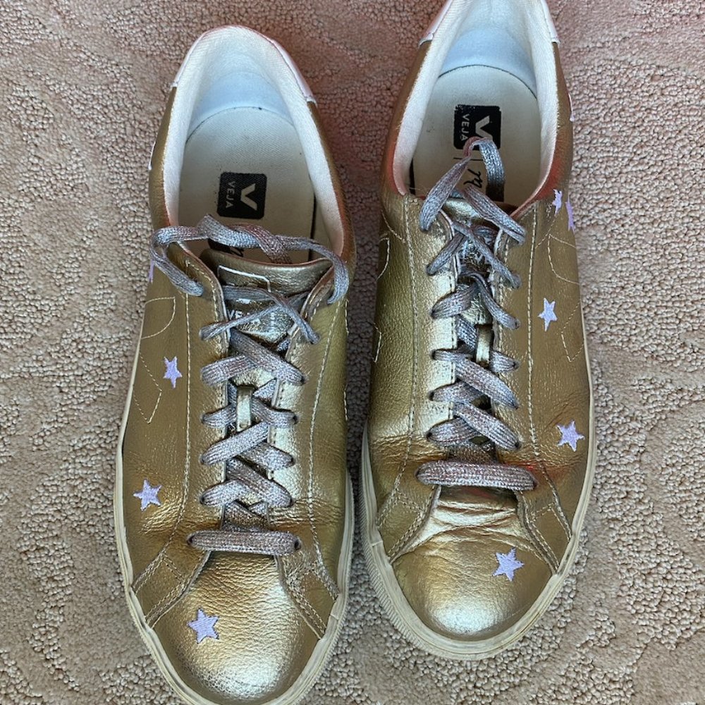 Veja x Madewell Star Sneakers, Size 9